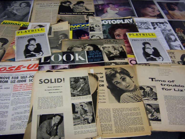 ELIZABETH TAYLOR EPHEMERA Close-Up Playbill G63 pp
