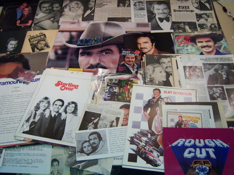 BURT REYNOLDS EPHEMERA Biography Poster Bonomo G141 pp