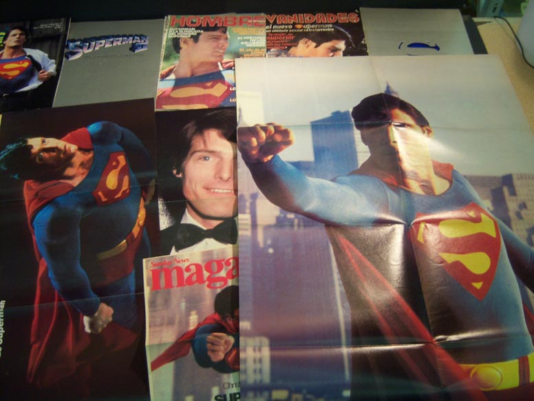 CHRISTOPHER REEVE EPHEMERA Poster Superman G156 pp